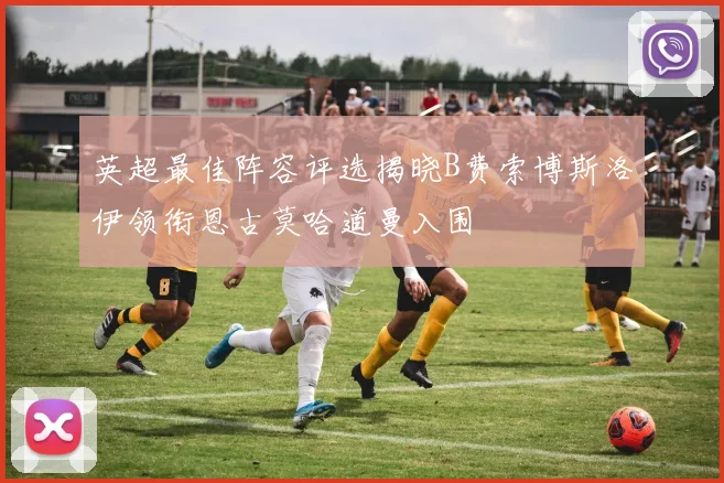 英超最佳阵容评选揭晓B费索博斯洛伊领衔恩古莫哈道曼入围