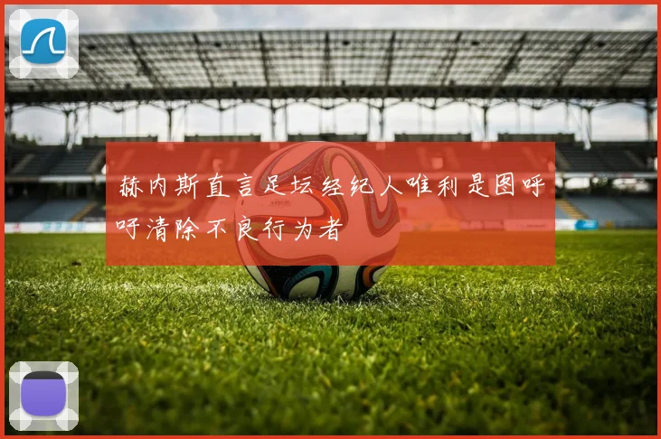 赫内斯直言足坛经纪人唯利是图呼吁清除不良行为者